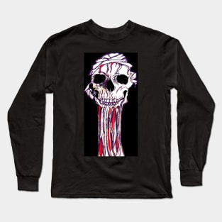 Dribbling skull Long Sleeve T-Shirt